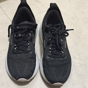 Brooks Men's Black and White Athletic Shoes